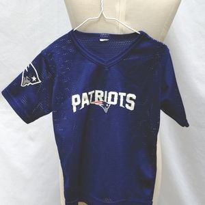 Kids net New England Patriots jersey, blue, M/L